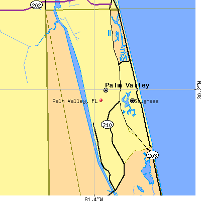Palm Valley map