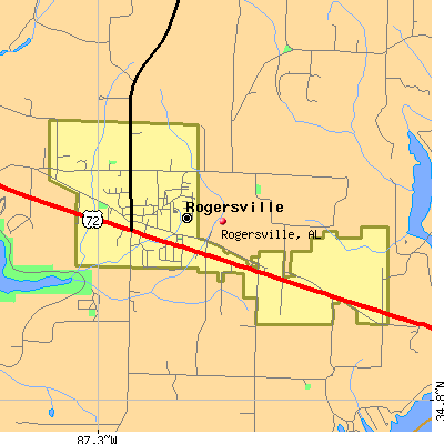 Rogersville map