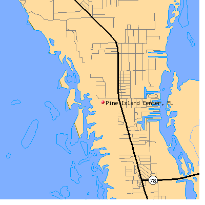 Pine Island Center map