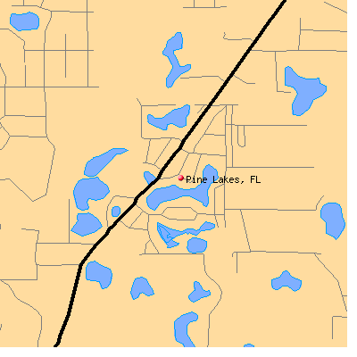 Pine Lakes map