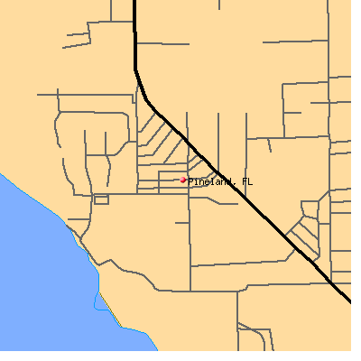 Pineland map