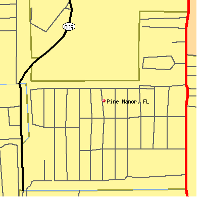 Pine Manor map