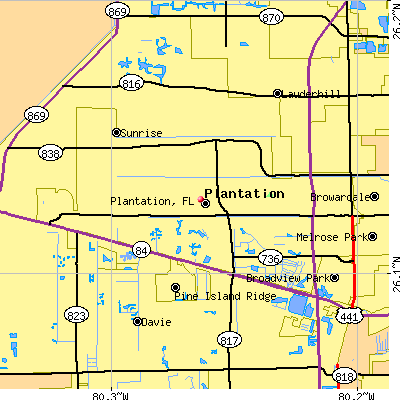 Plantation map