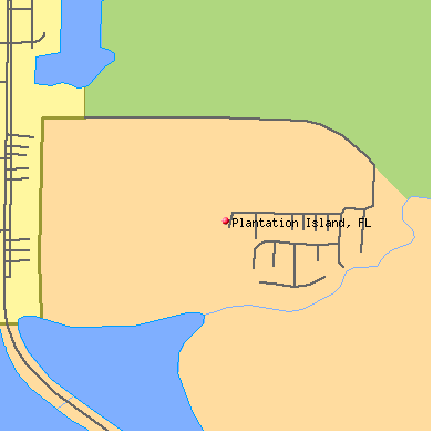 Plantation Island map