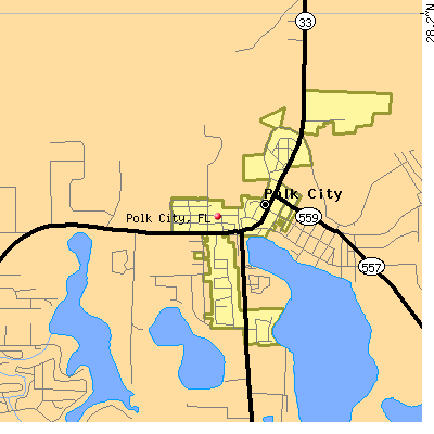 Polk City map