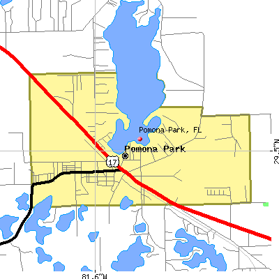 Pomona Park map