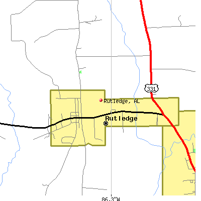 Rutledge map