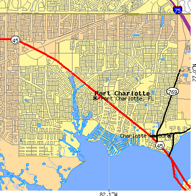 Port Charlotte map