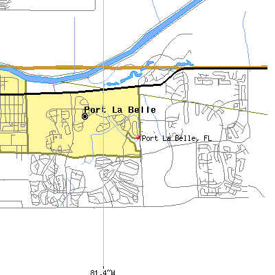 Port La Belle map