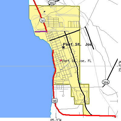 Port St. Joe map