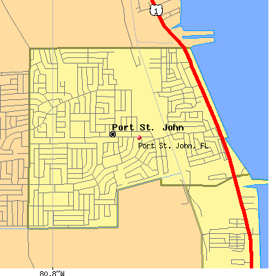 Port St. John map