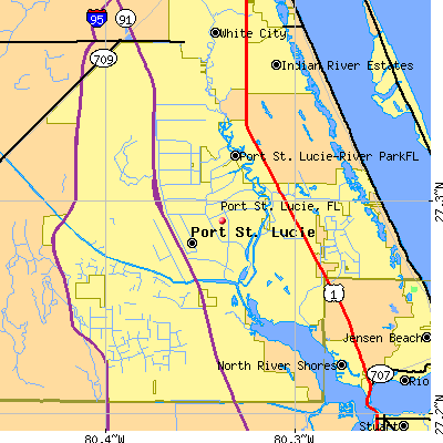 Port St. Lucie map