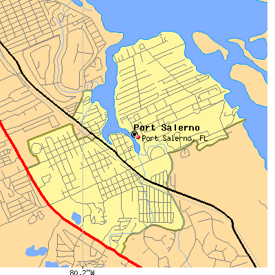 Port Salerno map