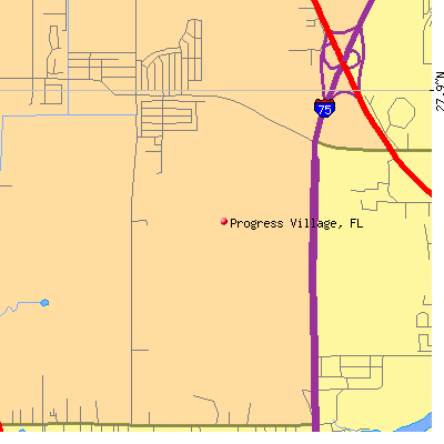 Progress Village map