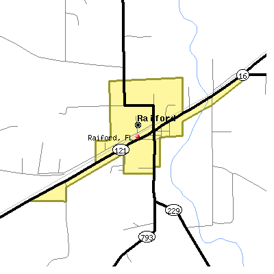 Raiford map