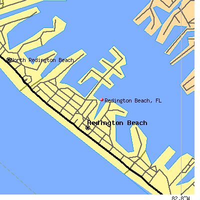 Redington Beach map