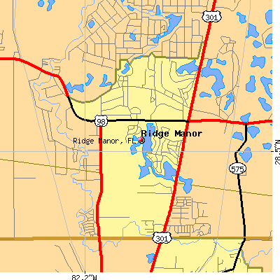 Ridge Manor map
