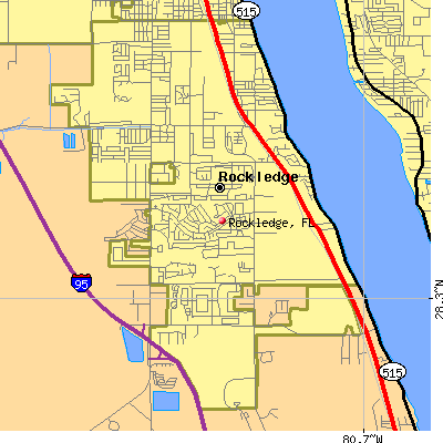 Rockledge map