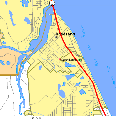 Roseland map