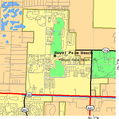 Royal Palm Beach map