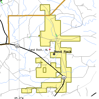 Sand Rock map