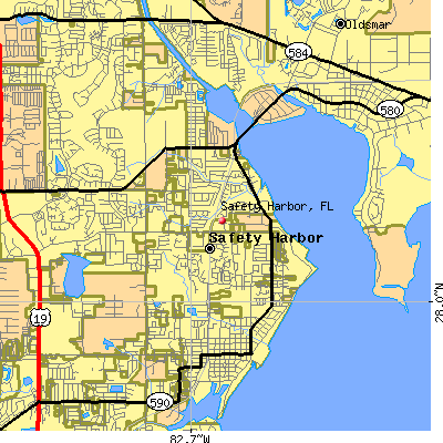 Safety Harbor map