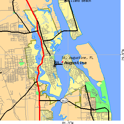 St. Augustine map