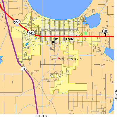 St. Cloud map