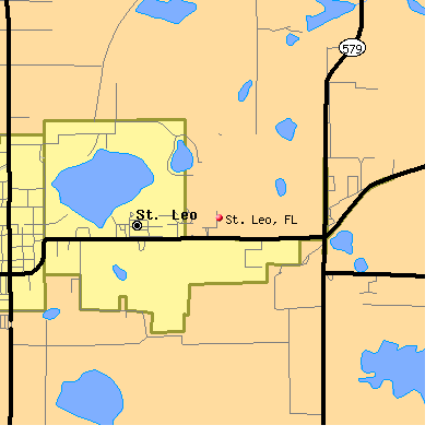 St. Leo map