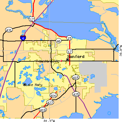 Sanford map