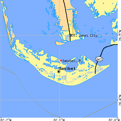 Sanibel map