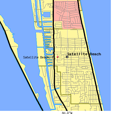 Satellite Beach map