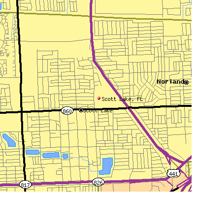 Scott Lake map