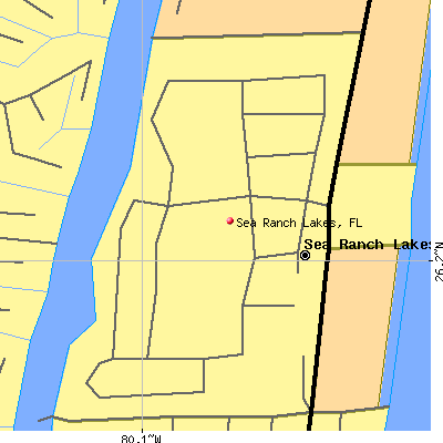 Sea Ranch Lakes map