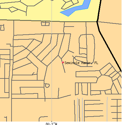 Seminole Manor map
