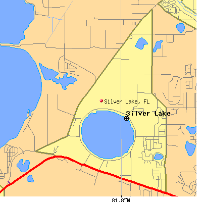 Silver Lake map