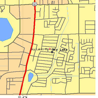 Sky Lake map