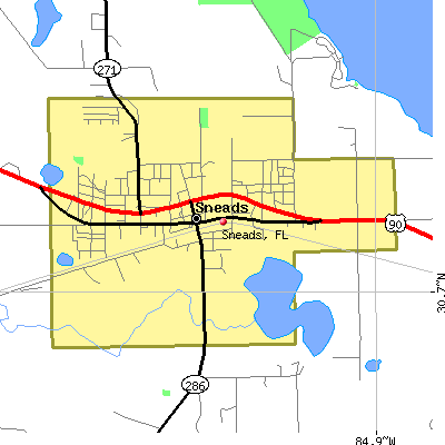 Sneads map