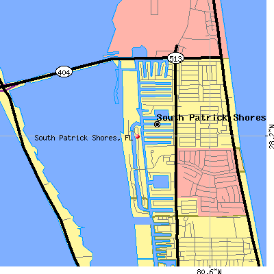South Patrick Shores map