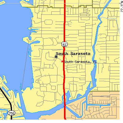 South Sarasota map