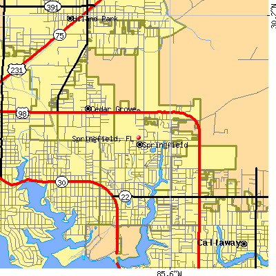 Springfield map