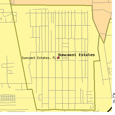 Suncoast Estates map