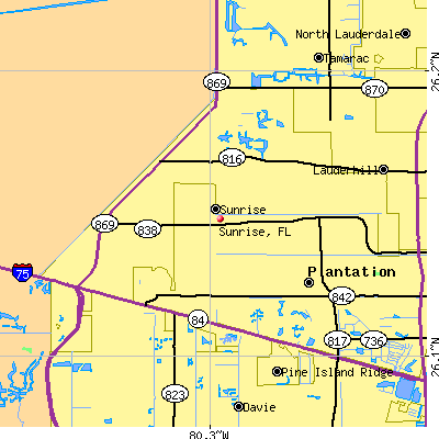 Sunrise map