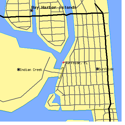 Surfside map