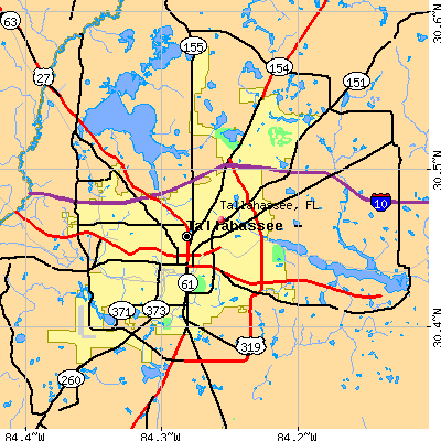 Tallahassee map