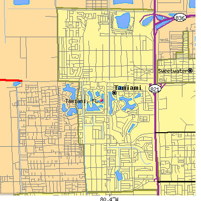 Tamiami map