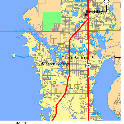 Tarpon Springs map
