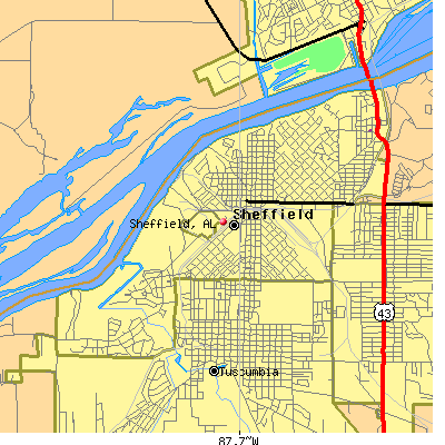 Sheffield map