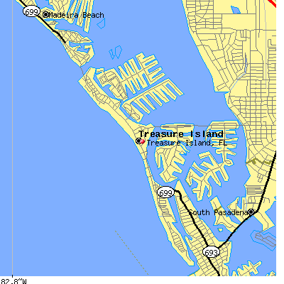 Treasure Island map