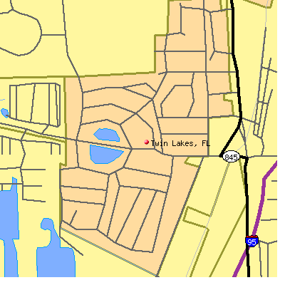 Twin Lakes map